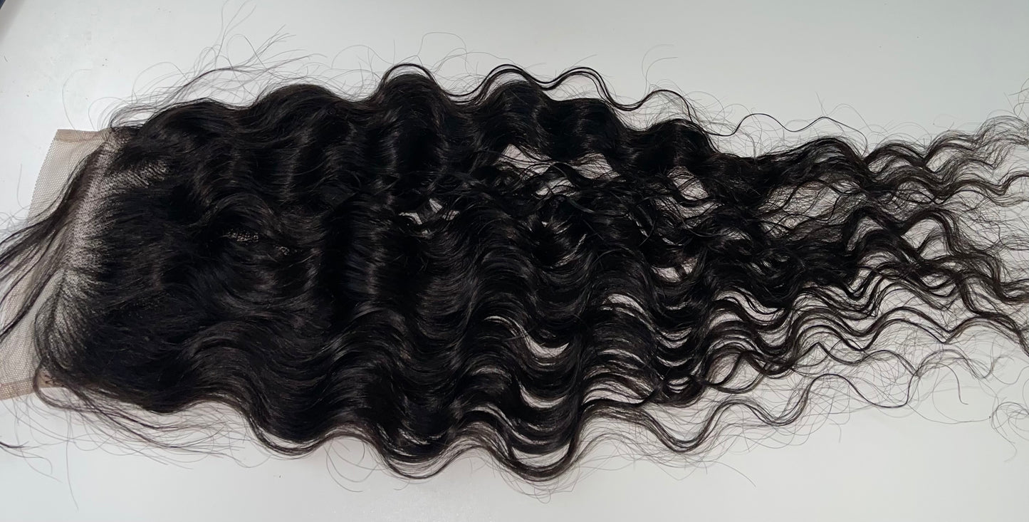 RAW BURMESE CURLY CLOSURE