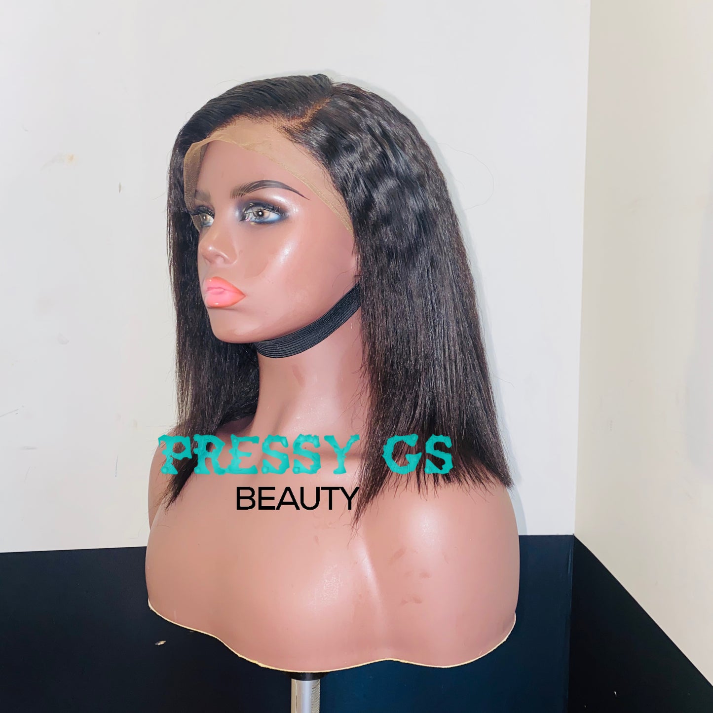 Kinky straight bob